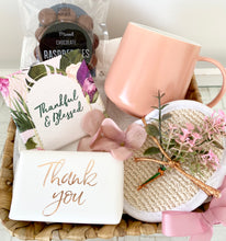 Load image into Gallery viewer, Mothers Day Thanks You  Mum Pamper Hamper Basket Gift Small
