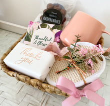Load image into Gallery viewer, Mothers Day Thanks You  Mum Pamper Hamper Basket Gift Small
