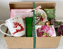 Load image into Gallery viewer, Christmas Thank You Gift Box Pamper Hamper Large
