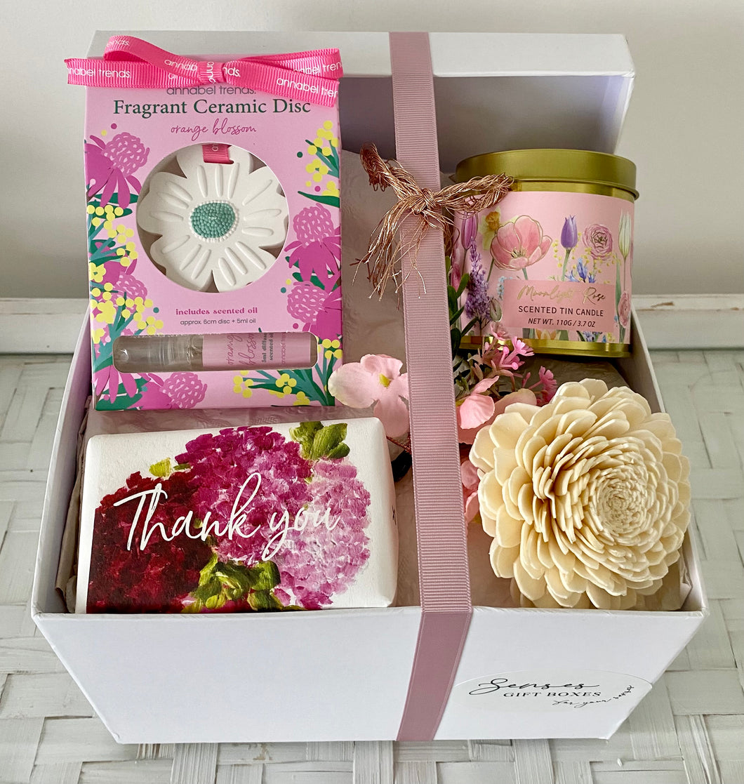 Thank you Beautiful Female Pamper Gift Box Hamper Large