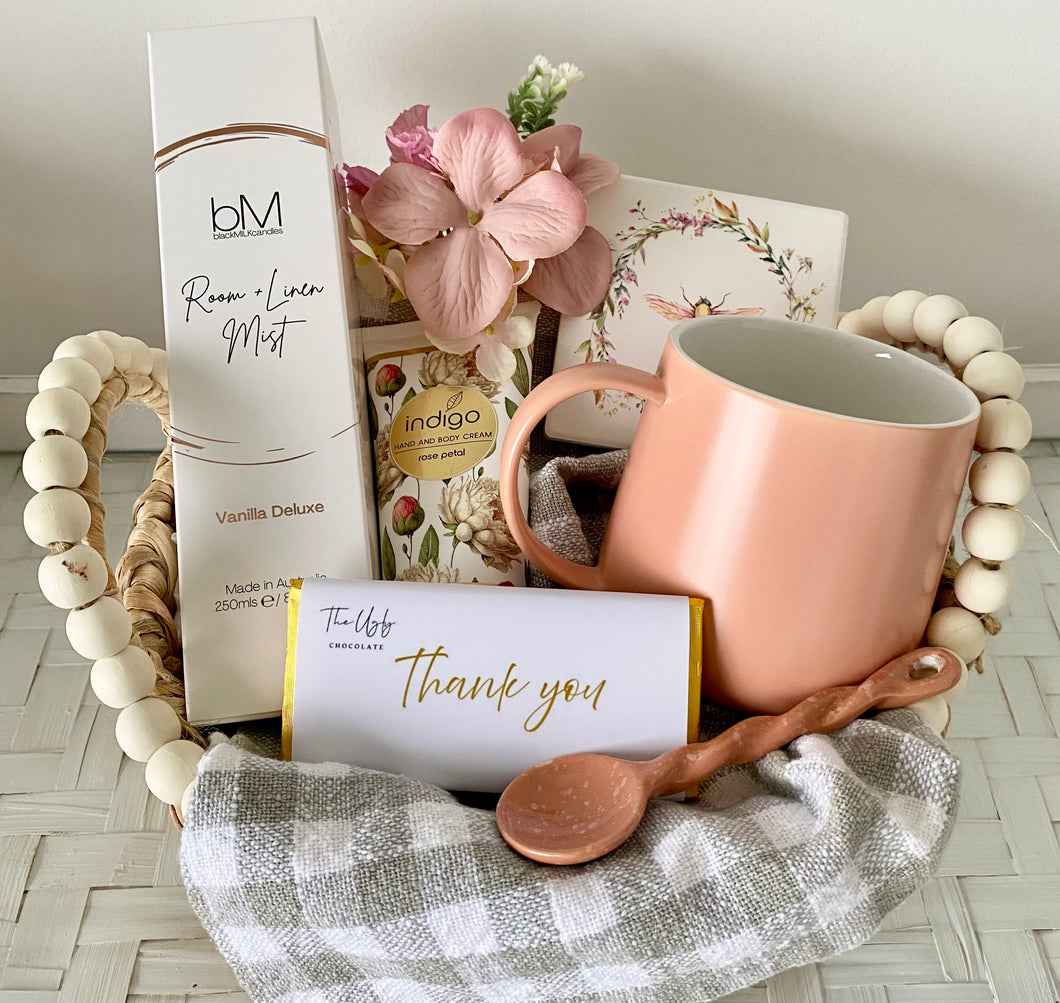 Thank you So Much Beautiful Female Pamper Gift Basket Hamper Large