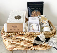 Load image into Gallery viewer, Tranquil Note Book Thank You, Thinking Of You, Birthday, Self Care Basket Medium

