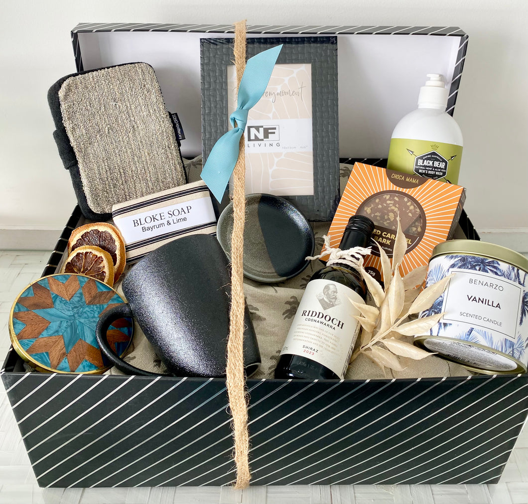 The Ultimate Male For Him Dad, Birthday, Farewell, Thank you Large Gift Box Hamper