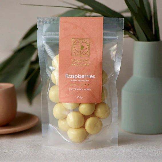 White Chocolate Raspberries Sweet Add On