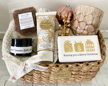 Load image into Gallery viewer, Wishing You a Merry Christmas Gift Basket Hamper Large
