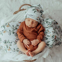 Load image into Gallery viewer, Add On Eucalyptus Snuggle Hunny Baby Wrap &amp; Beanie Gift Set Baby Shower Unisex

