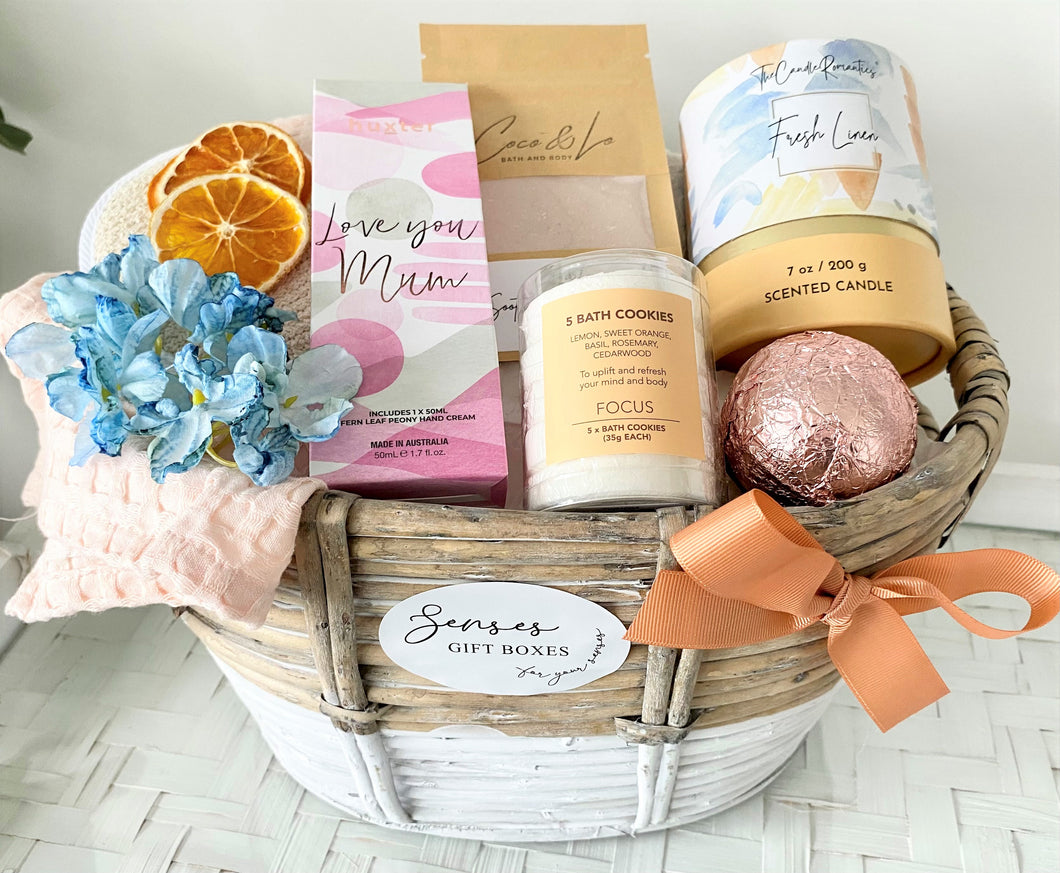 Love You Mum Pamper Hamper Gift Basket Large