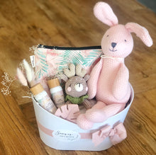 Load image into Gallery viewer, Isn&#39;t She Lovely Bunny Gift Hamper Baby Shower Baby Girl Large
